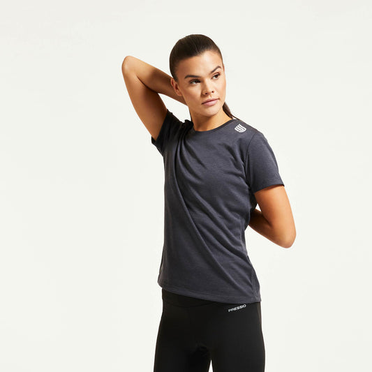 PRESSIO Core Short Sleeve Top - Dame - Marineblå