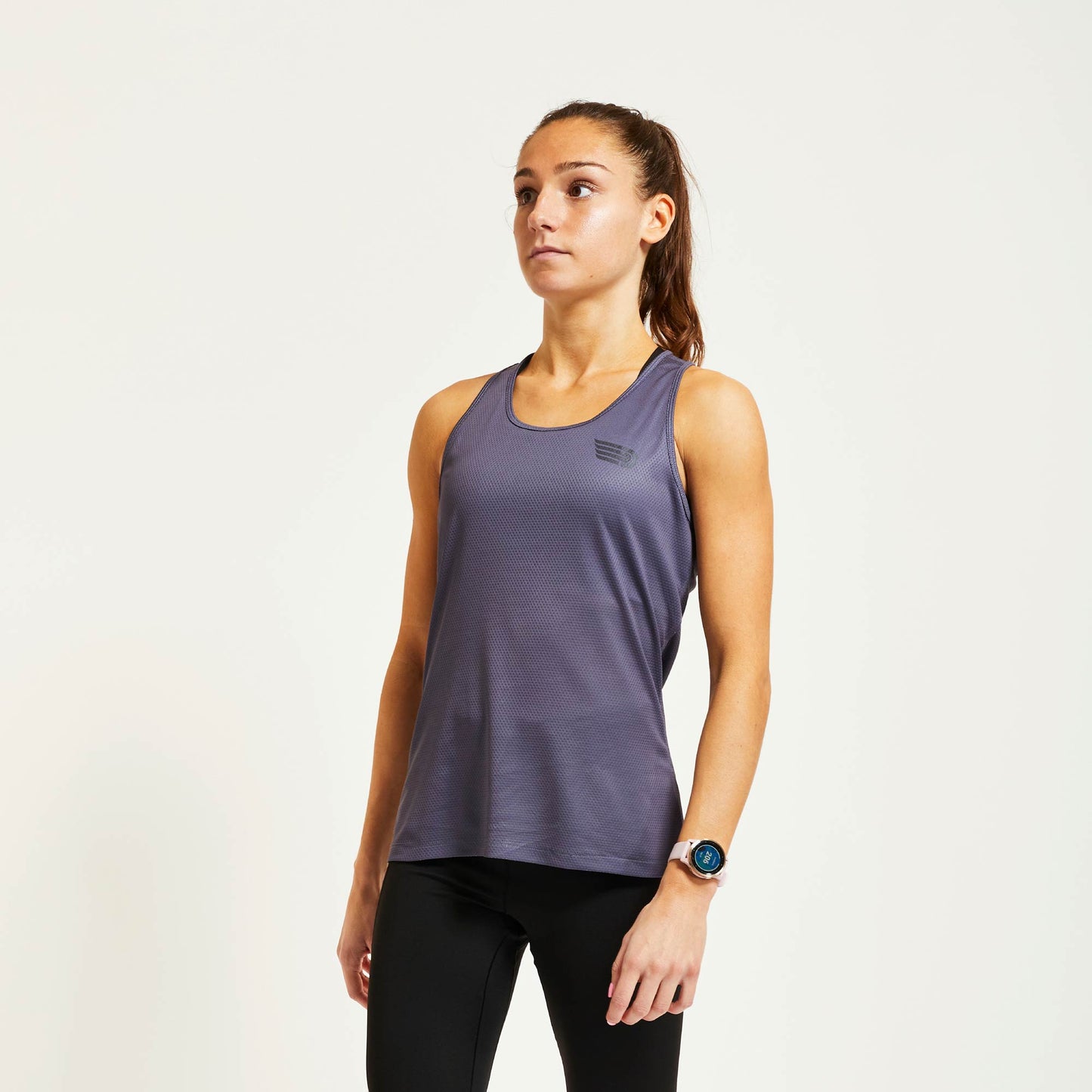 PRESSIO Hāpai Singlet - Dame - Mørkegrå