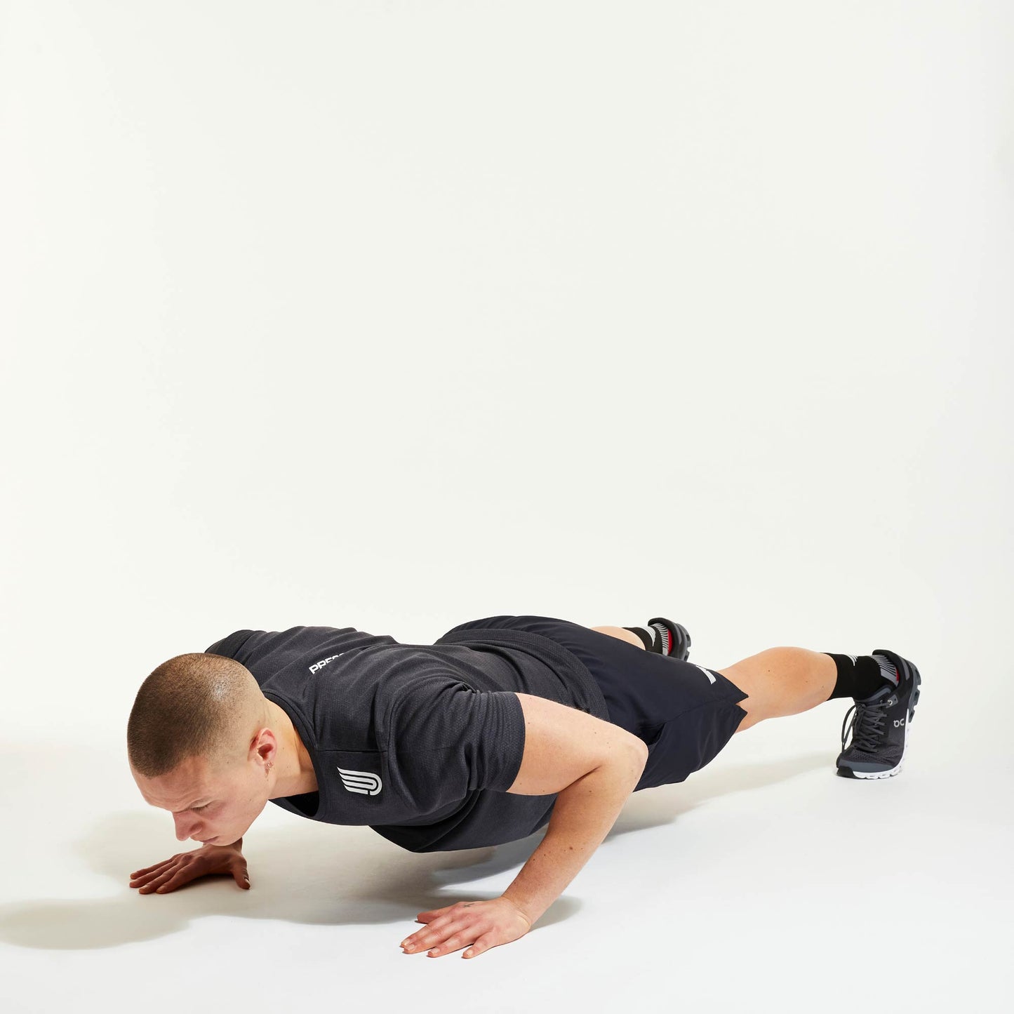 PRESSIO Core Short Sleeve Top - Herre - Marineblå
