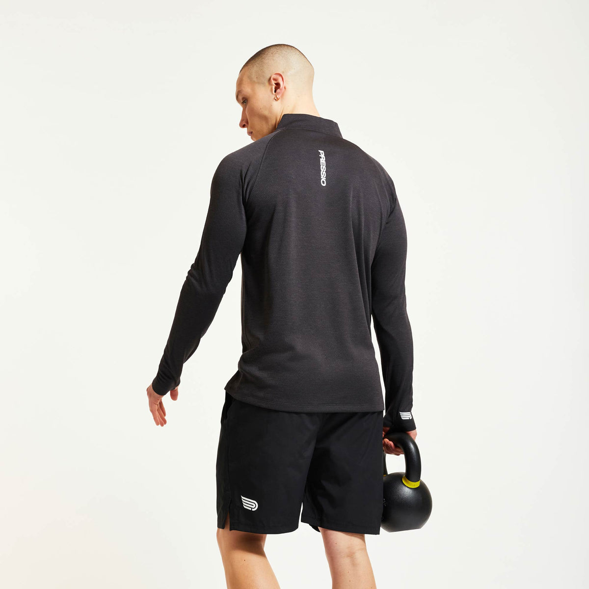 PRESSIO Core 1/4 Zip - Svart