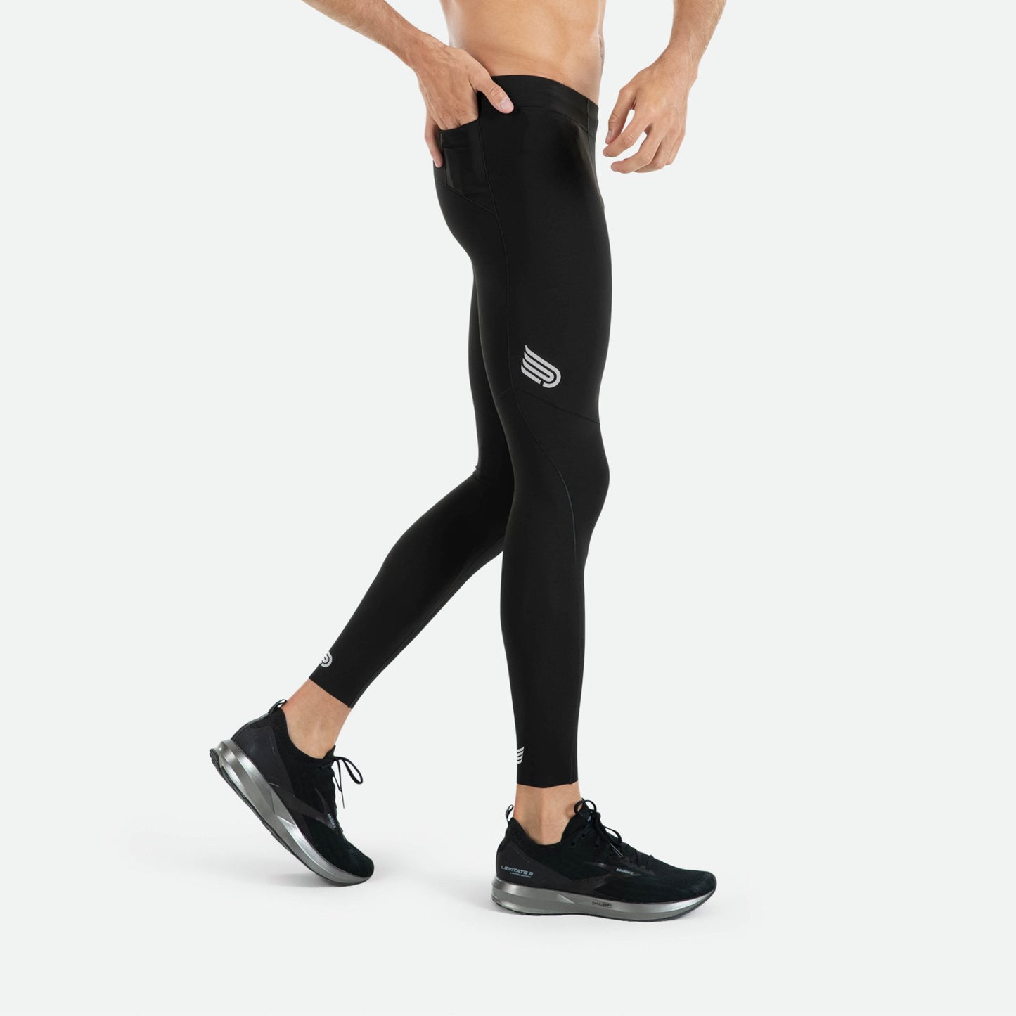 PRESSIO Thermal Løpetights - Herre - Svart