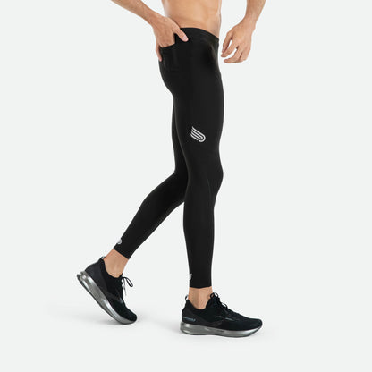 PRESSIO Thermal Løpetights - Herre - Svart