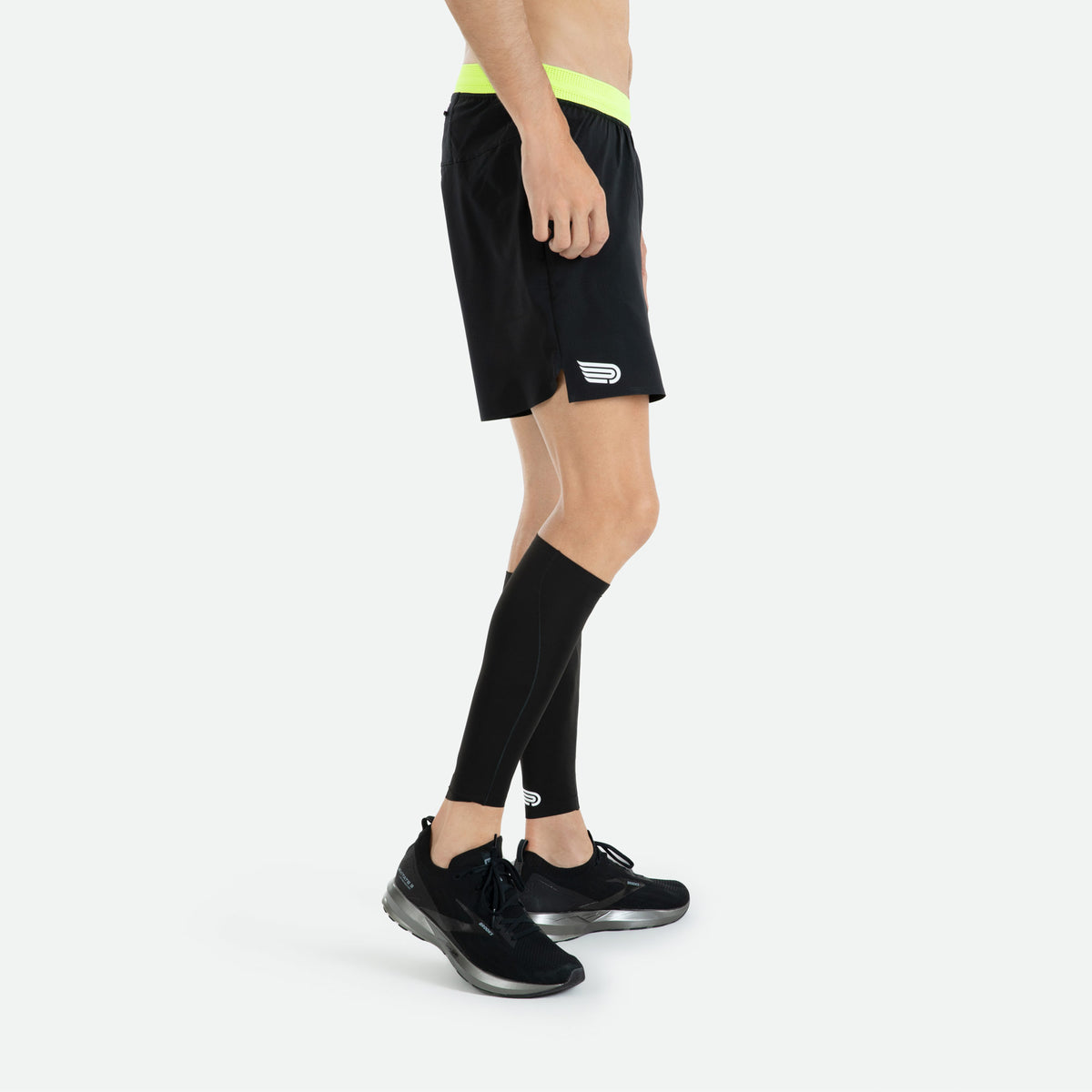 PRESSIO Ārahi 6.5’ Shorts - Svart &amp; Fluor Grønn