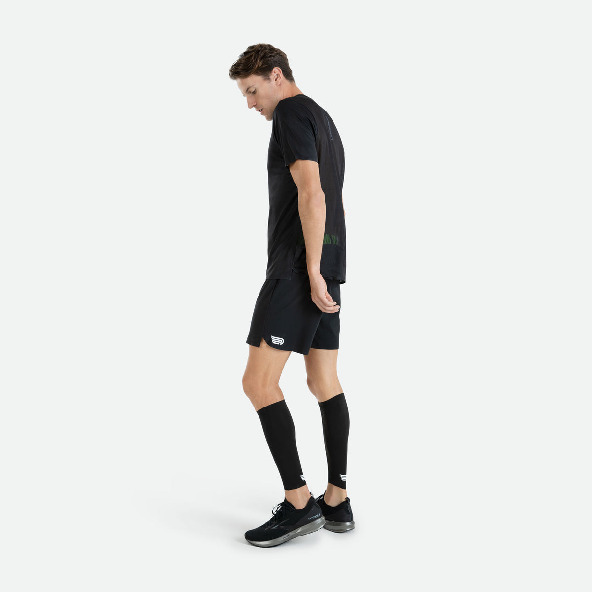 PRESSIO Ārahi 6.5’ Shorts - Svart &amp; Fluor Grønn