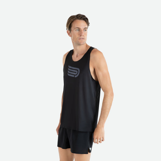 PRESSIO Ārahi Singlet - Herre - Svart