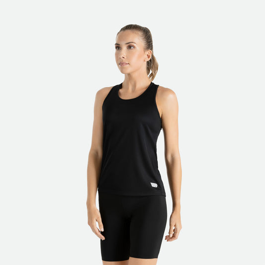 PRESSIO Hāpai Singlet - Razorback - Dame - Svart