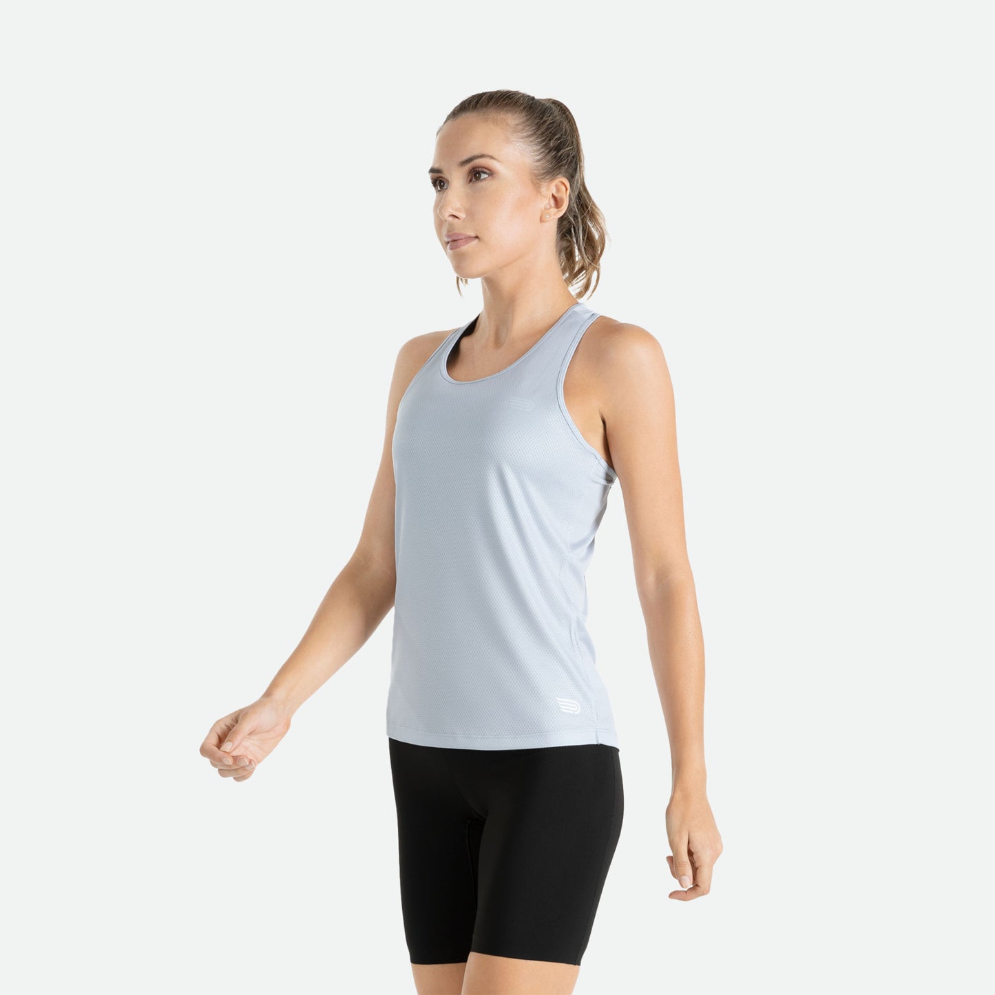 PRESSIO Hāpai Singlet - Razorback - Dame - Lys grå