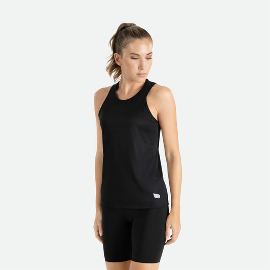 PRESSIO Hāpai Singlet - Wideback - Dame - Svart