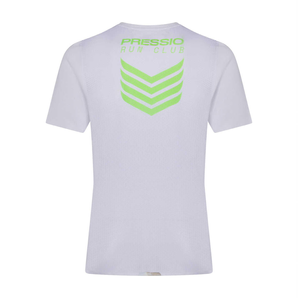 PRESSIO Ārahi Kortermet t-skjorte - Hvit / Digital grønn