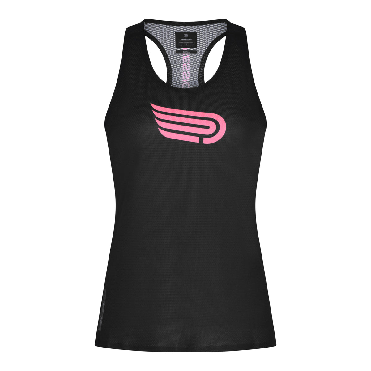 PRESSIO Ārahi Singlet - Svart / Digital rosa