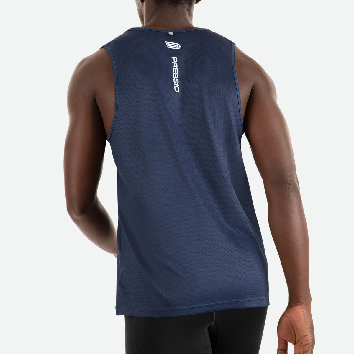 PRESSIO Hāpai Singlet - Marine blå