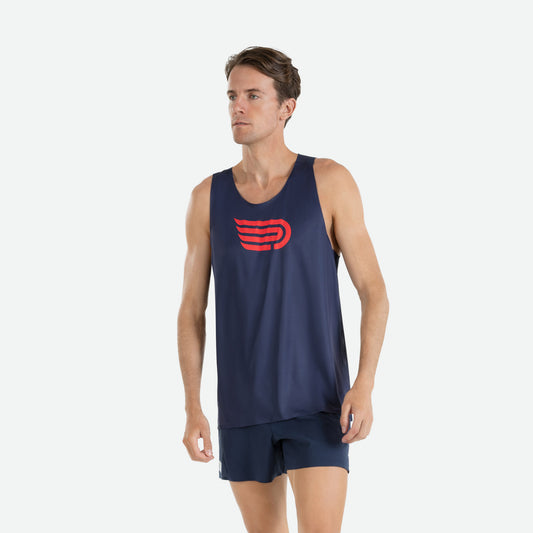 PRESSIO Ārahi Singlet - Herre - Marineblå