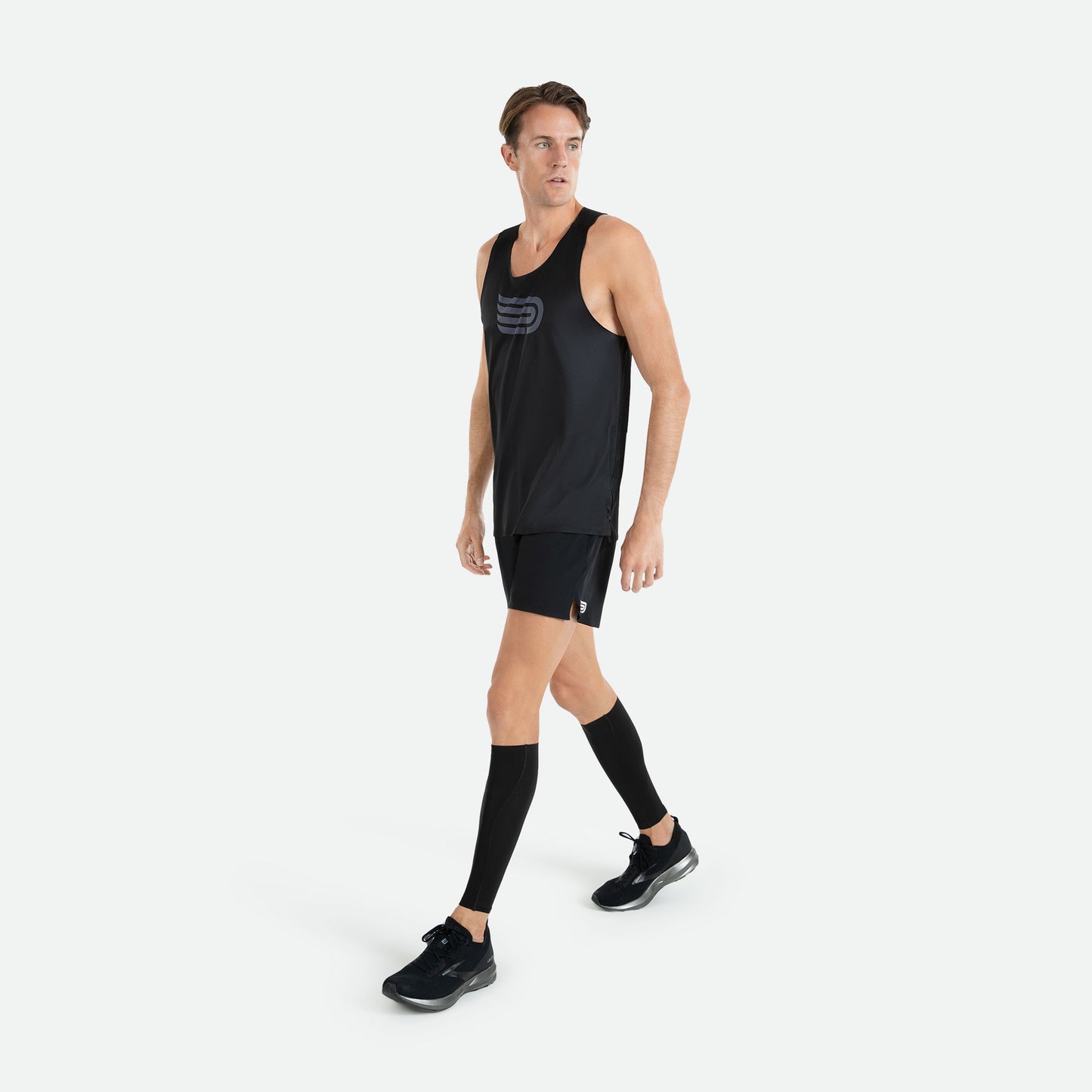 PRESSIO Ārahi Singlet - Herre - Svart