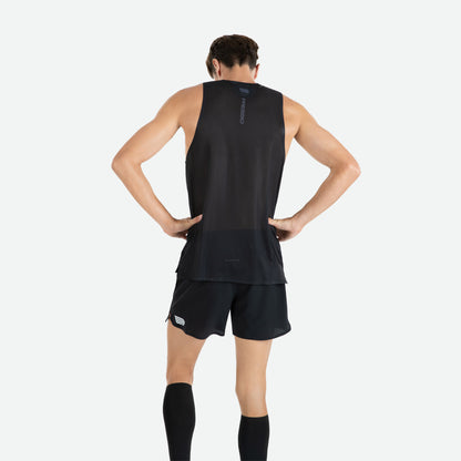 PRESSIO Ārahi Singlet - Herre - Svart