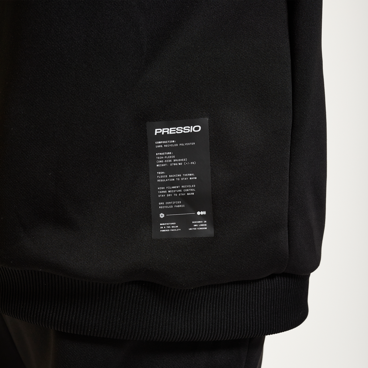 PRESSIO Renew Hoodie - Svart