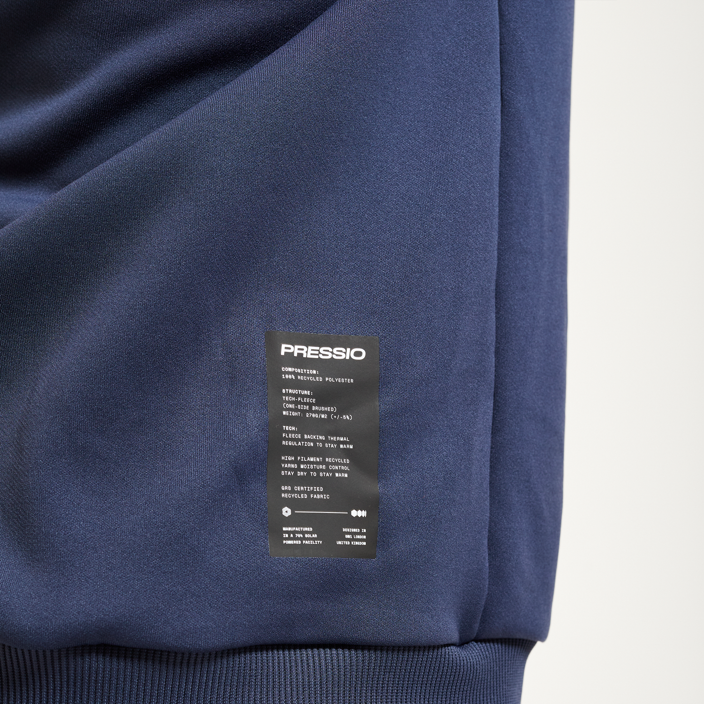 PRESSIO Renew Hoodie - Herre - Marineblå