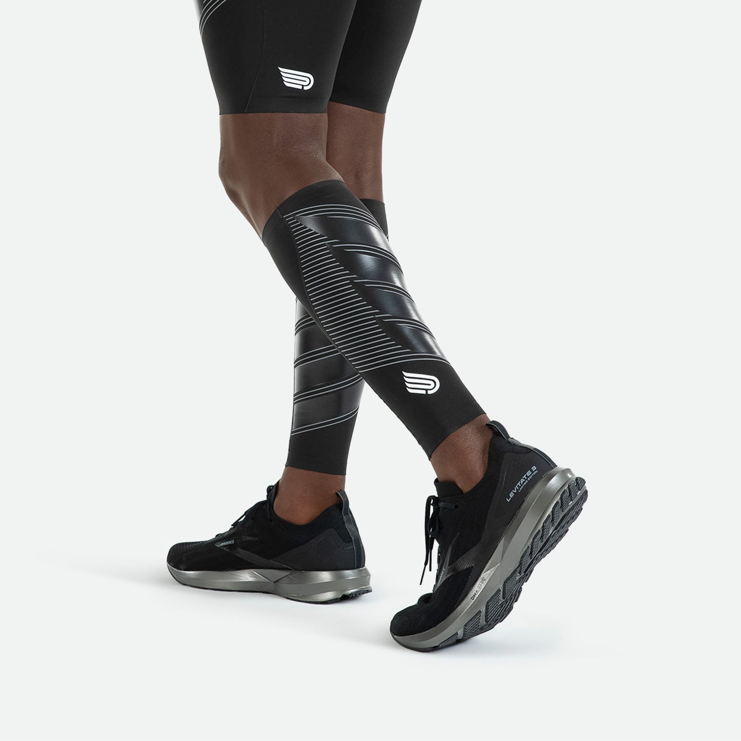 PRESSIO Power Calf Guards - Svart
