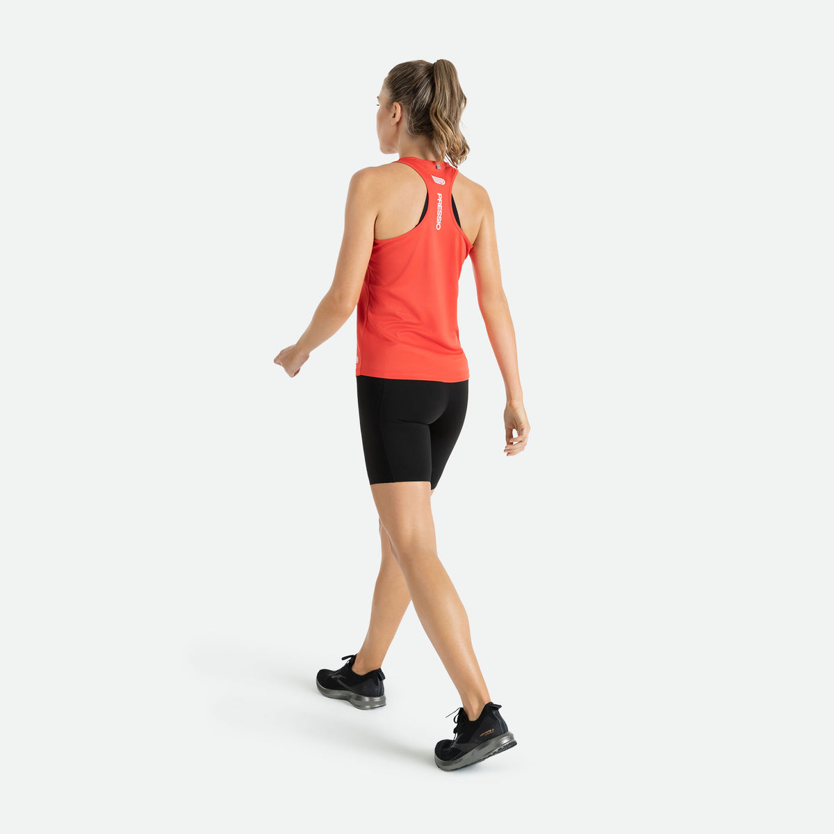 PRESSIO Hāpai Singlet - Razorback - Rød