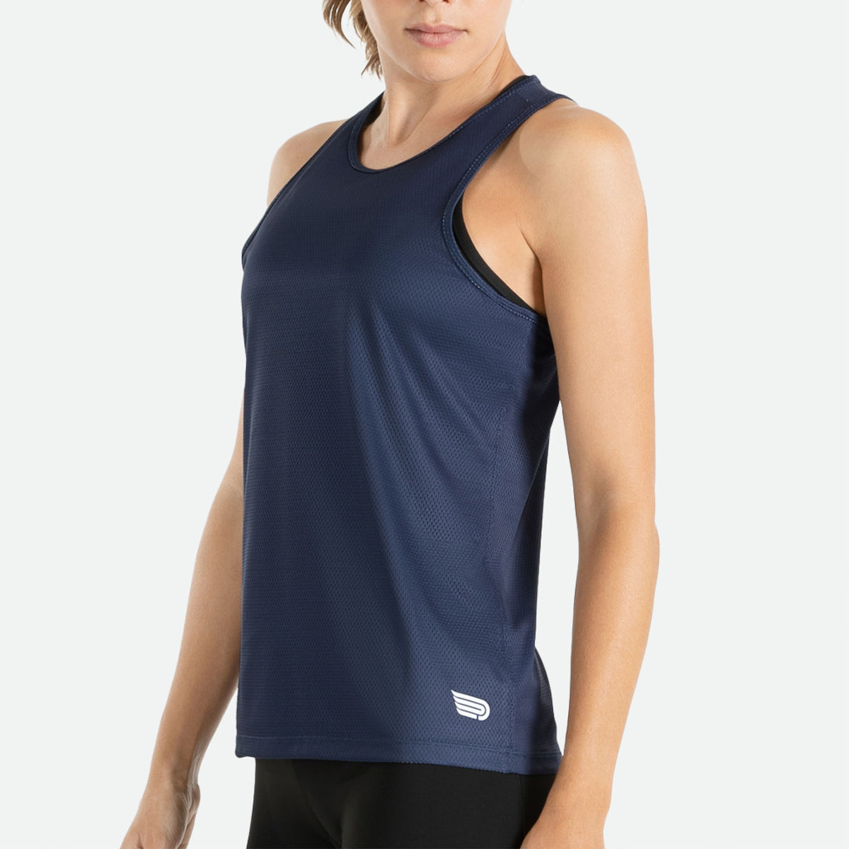PRESSIO Hāpai Singlet - Wideback - Marine blå