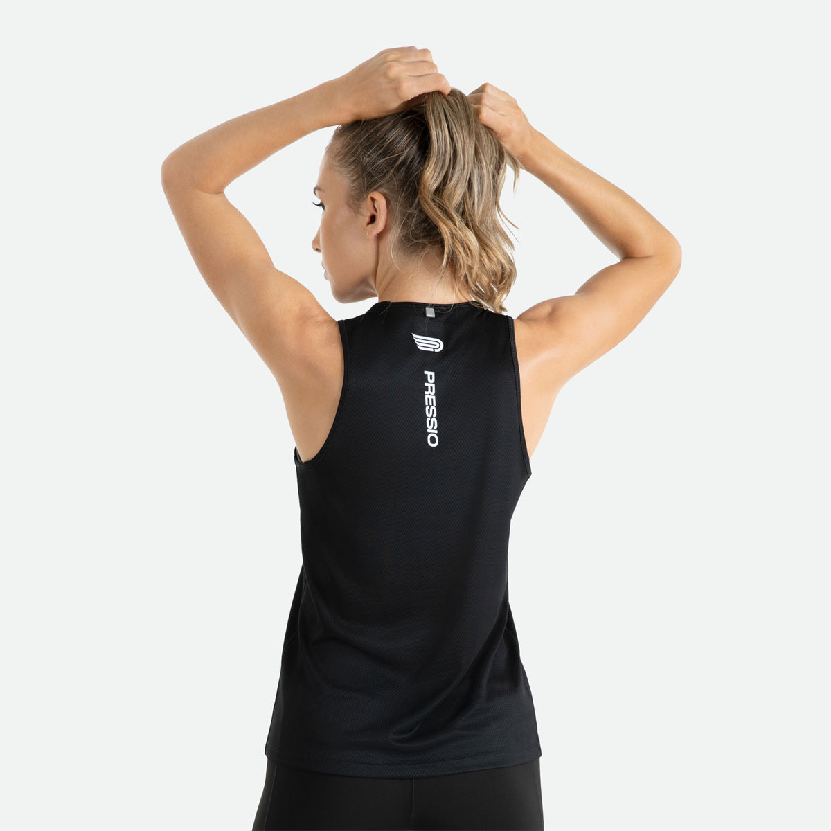 PRESSIO Hāpai Singlet - Wideback - Svart