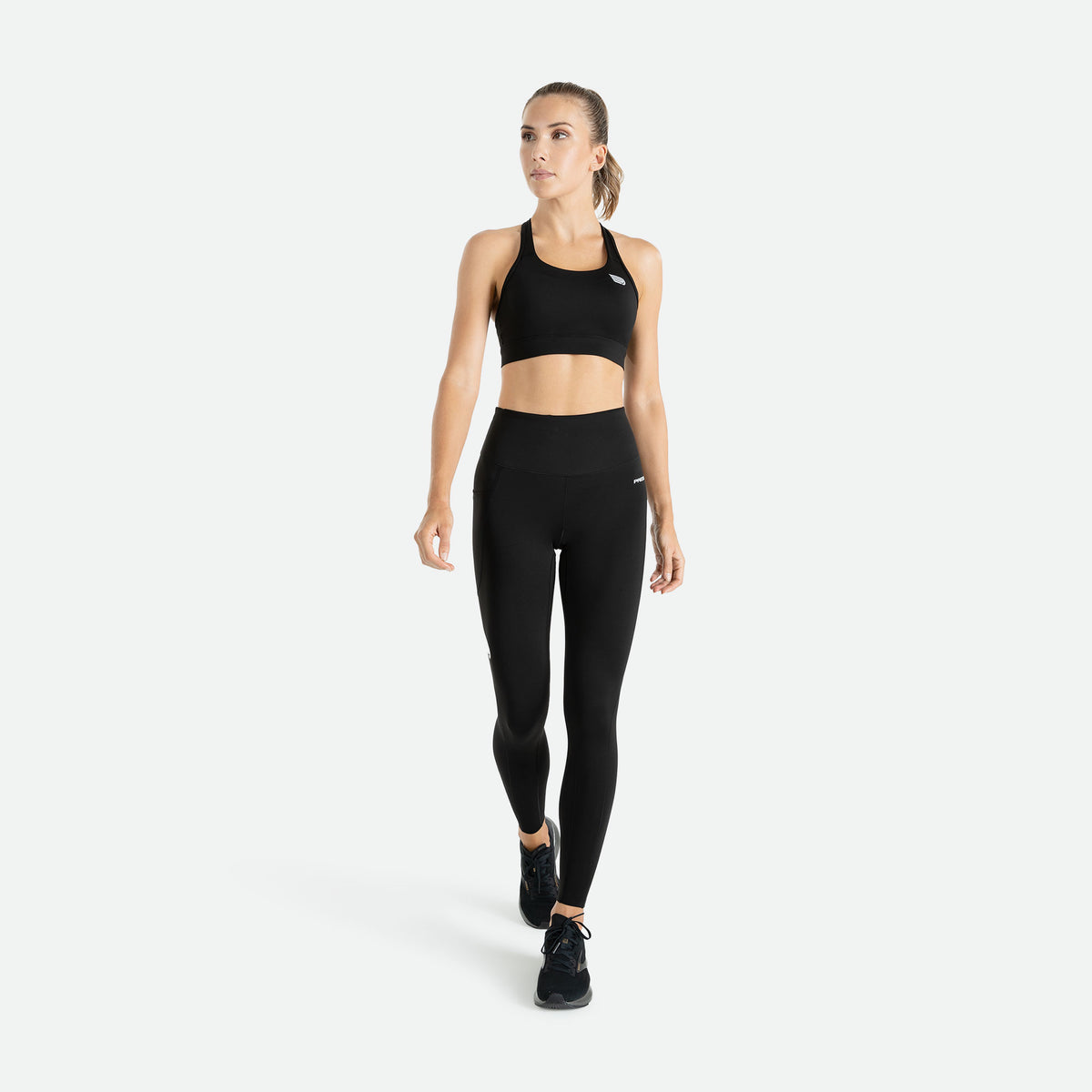 PRESSIO Core Mid-Impact Bra - Svart