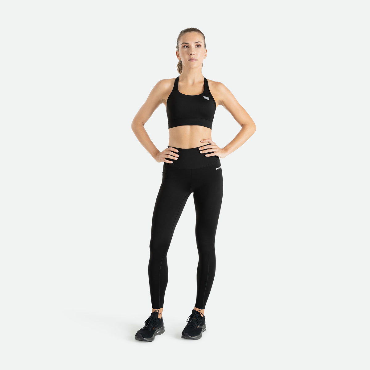 PRESSIO Core Mid-Impact Bra - Svart