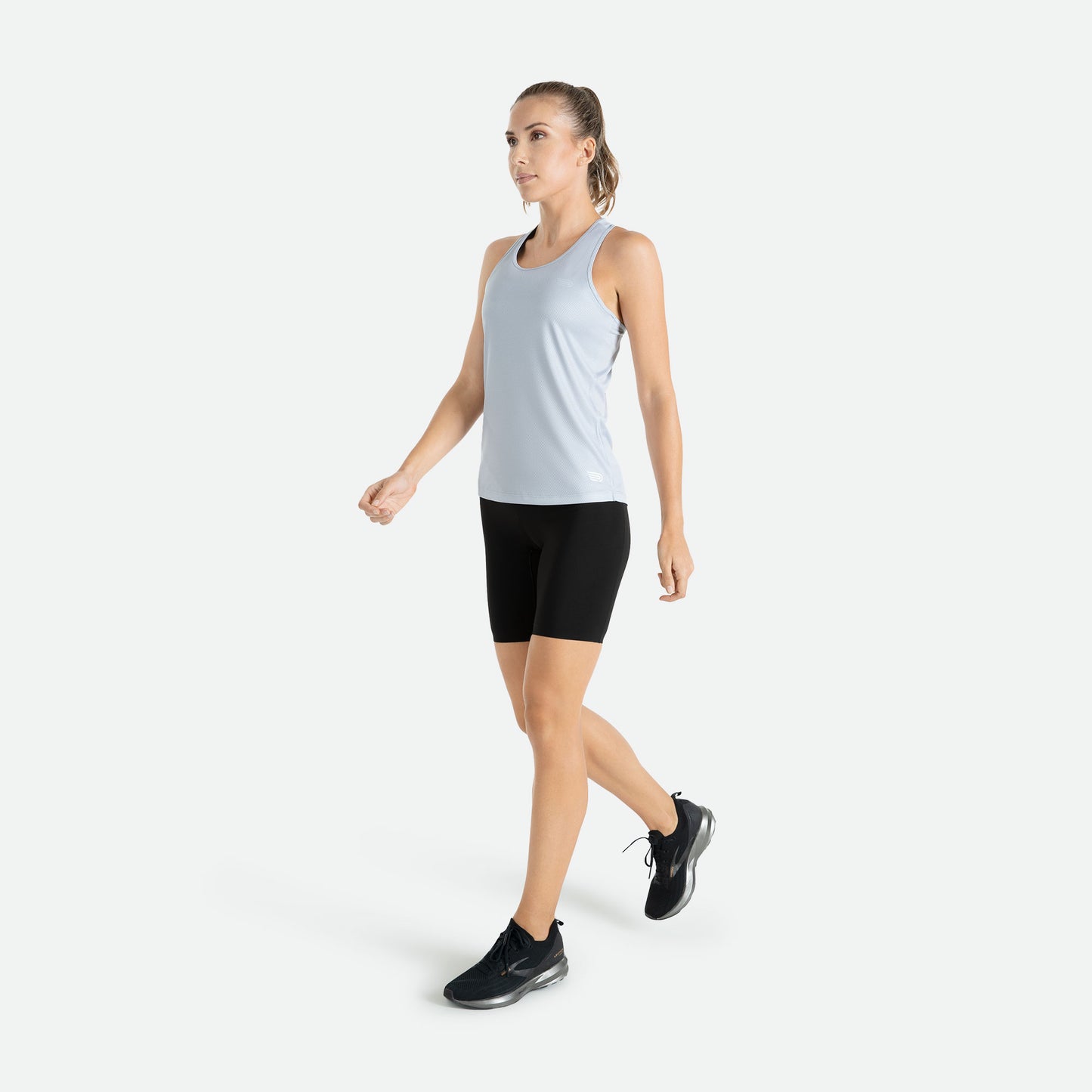 PRESSIO Hāpai Singlet - Razorback - Dame - Lys grå