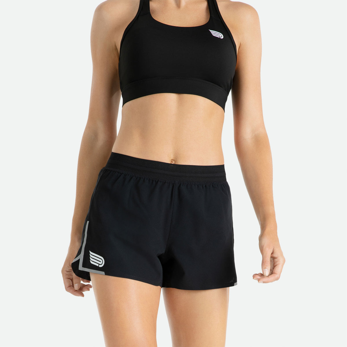 PRESSIO Ārahi m/refleks 3&#39;&#39; Shorts - Svart
