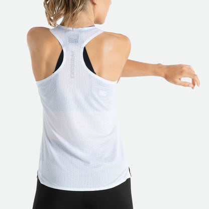 PRESSIO Ārahi Singlet - Dame - Hvit