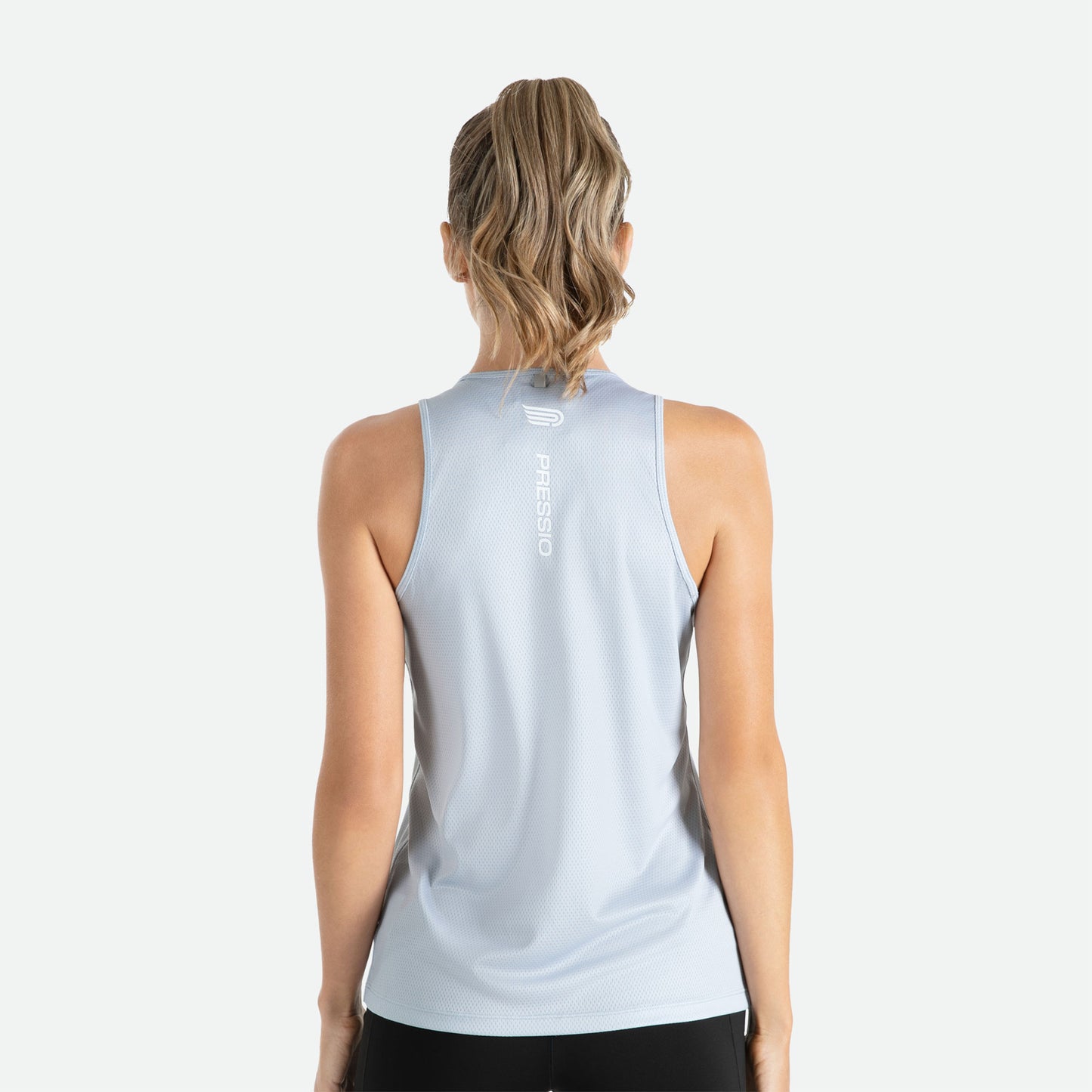 PRESSIO Hāpai Singlet - Wideback - Dame - Lys grå