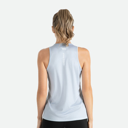 PRESSIO Hāpai Singlet - Wideback - Dame - Lys grå
