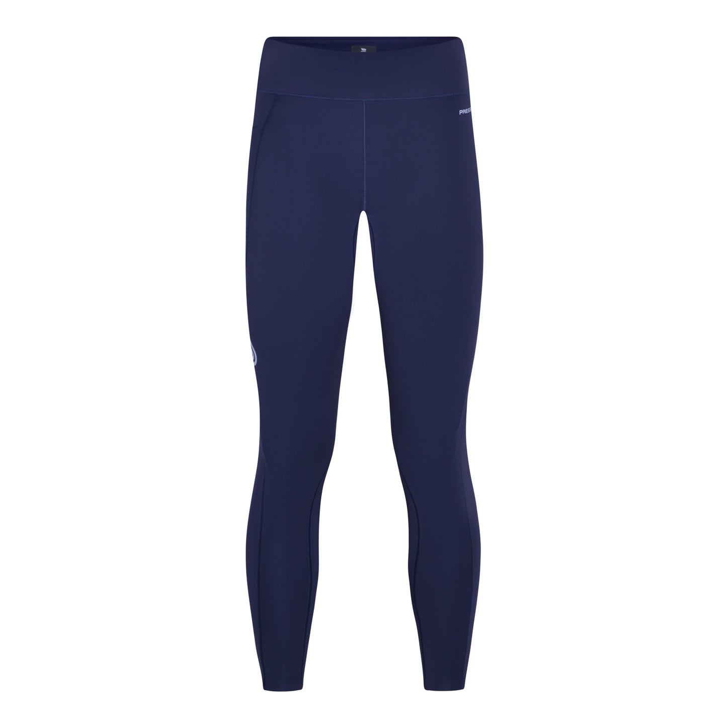 Pressio RE tights for dame i fargen marineblå. Mid-rise. Bilde tatt forfra.