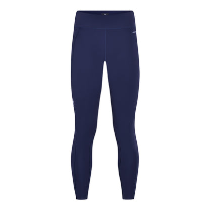 Pressio RE tights for dame i fargen marineblå. Mid-rise. Bilde tatt forfra.