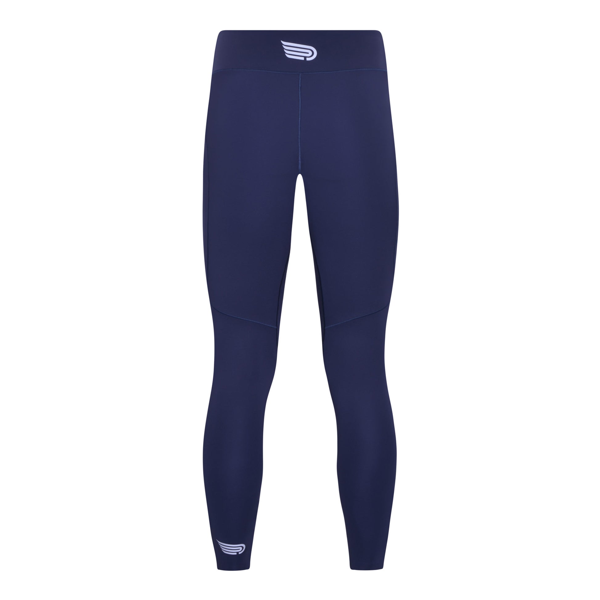 Pressio RE tights for dame i fargen marineblå. Mid-rise. Bilde tatt bakfra.