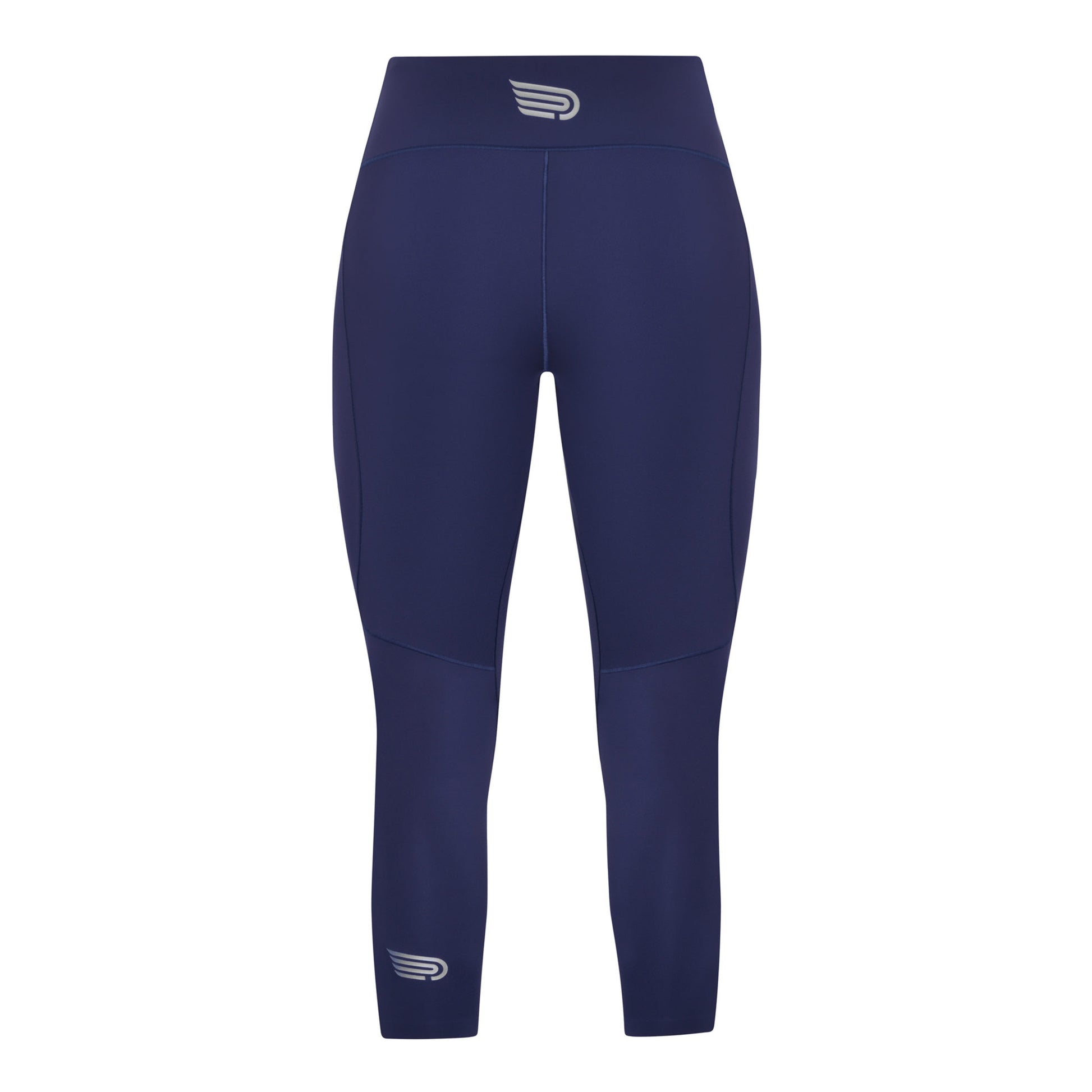 Pressio RE 7/8 tights for dame i fargen marineblå. Mid-rise. Bilde tatt bakfra.