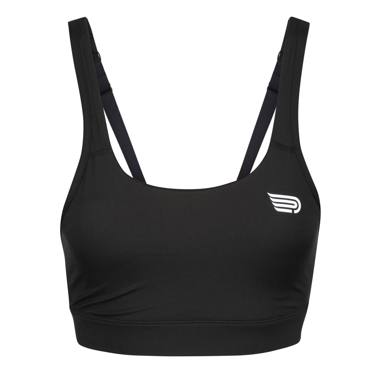 PRESSIO Core Mid-Impact Bra - Svart