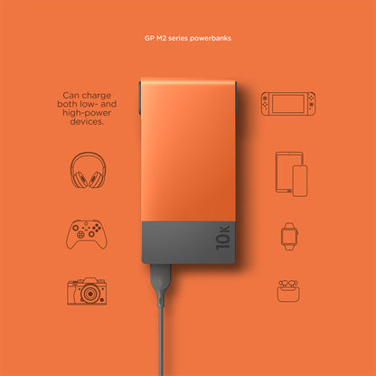 VARMTEK - GP Powerbank M2 10000 mAh - Oransje